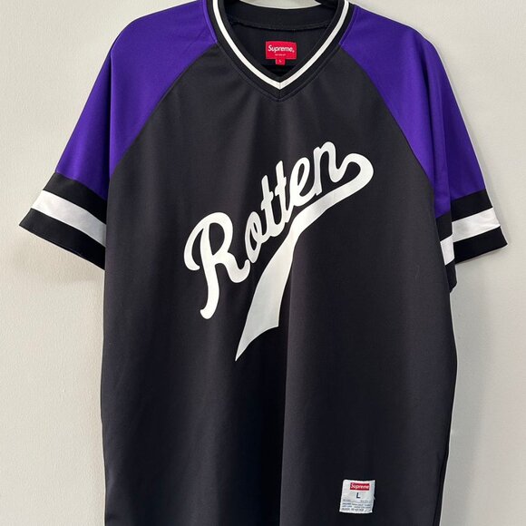 Supreme rotten baseball top jersey size L - Picture 2 of 3